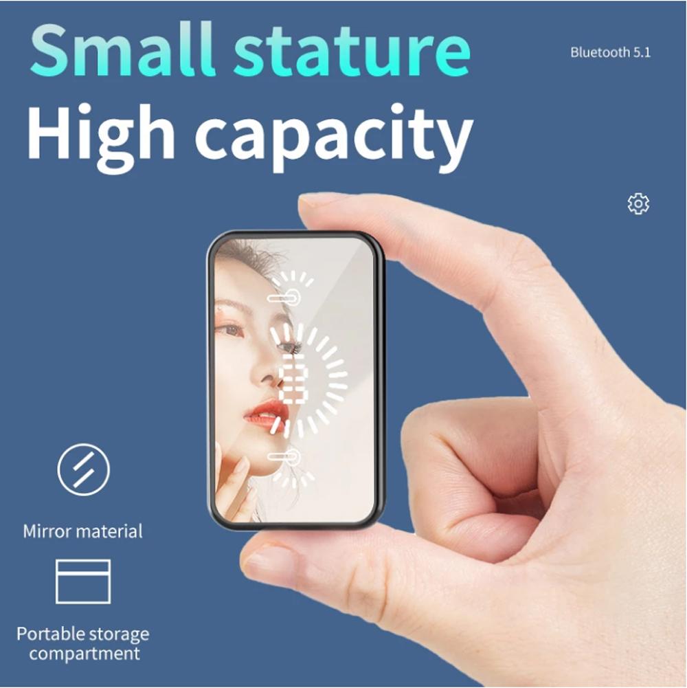 Tai Nghe Mặt Gương Màn Hình Hiển Thị Pin S20