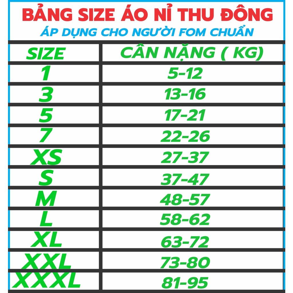 Áo Sweater thu đông nam nữ đủ size chất đẹp