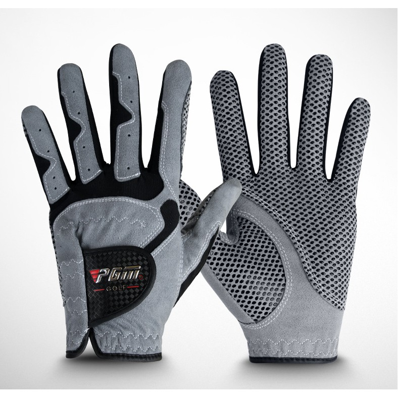 Găng Tay Chơi Golf Vải Sợi Co Dãn Đeo Tay Trái - PGM Golf Gloves Right Handed - ST017