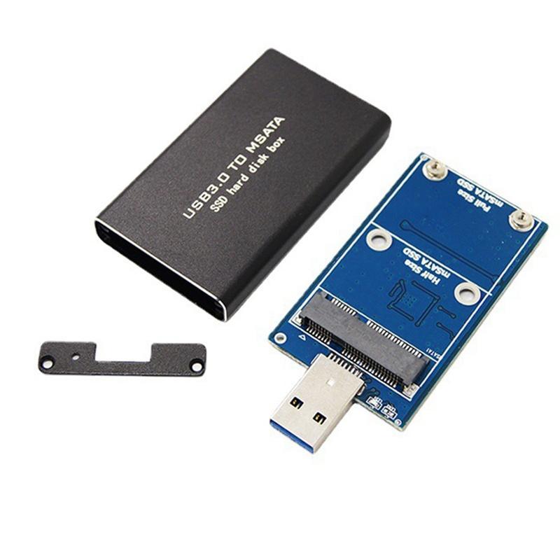 Hộp Đựng Ổ Cứng Ngoài MSATA - USB 3.0 - MSATA SSD USB3.0 - MSATA M2 SSD HDD Ốp