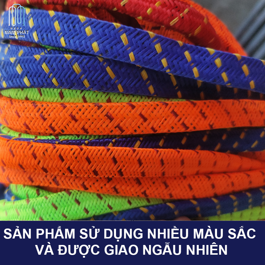Dây ràng dẹp, dây su dẹp, dây chun chằn hàng 2 đầu móc loại tốt 1m4