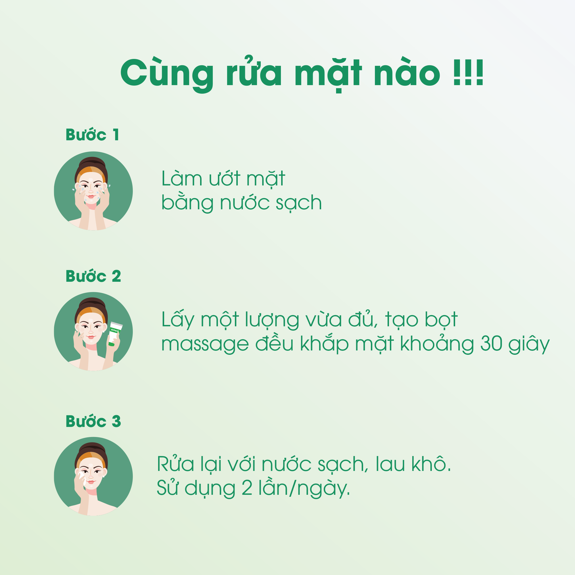 Sữa rửa mặt Acnevir Santafa - Giúp làm sạch bụi bẩn trên da,Làm giảm và ngăn ngừa mụn quay trở lại - Tuyp 50g/100g