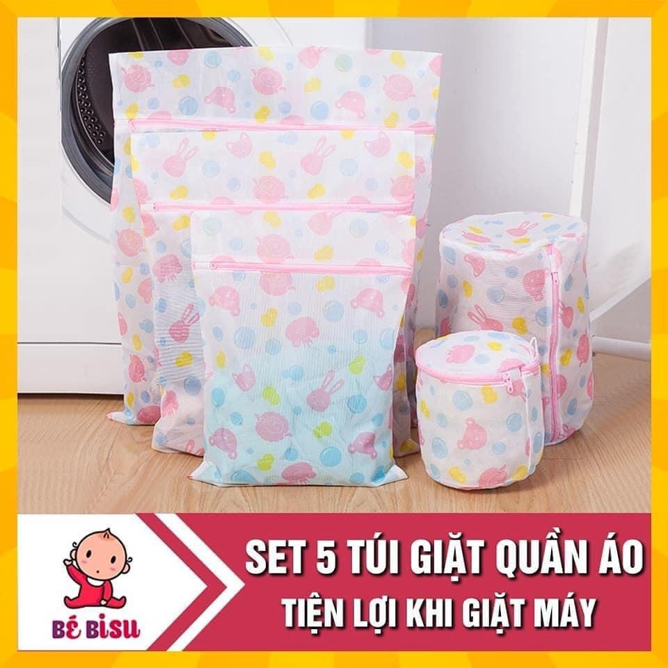 Sét túi lưới để đồ giặt 5 chi tiết