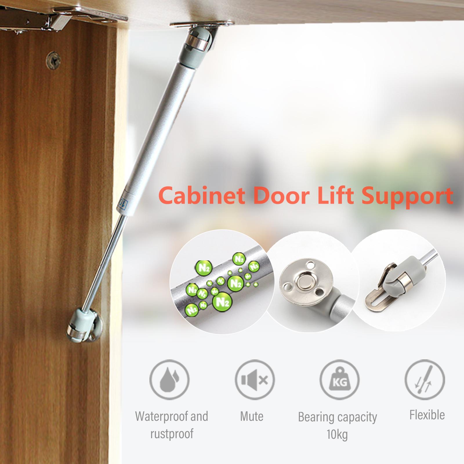 Set 4 Thanh Chống Khí Nén Hỗ Trợ Nâng Cửa Tủ Bếp Ga 100N / 22Lb