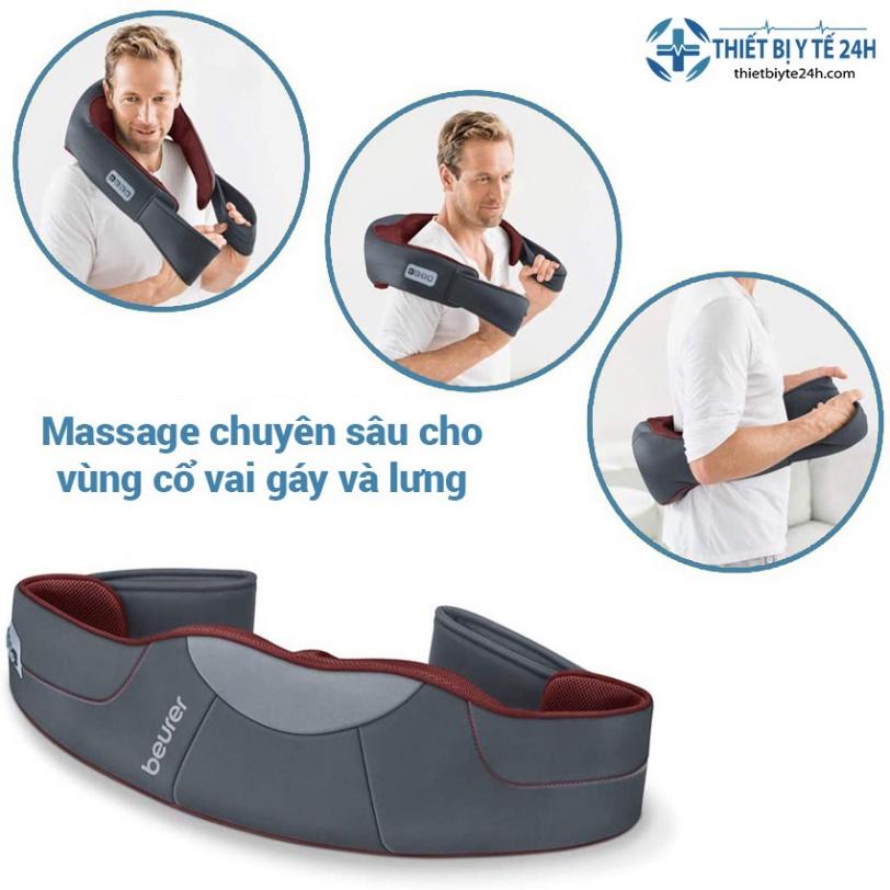 Máy Massage Cổ Vai Gáy Beurer MG151 - Xóa Bỏ Đau Mỏi Vai Gáy, Lưu Thông Khí Huyết, Giúp Ngủ Ngon