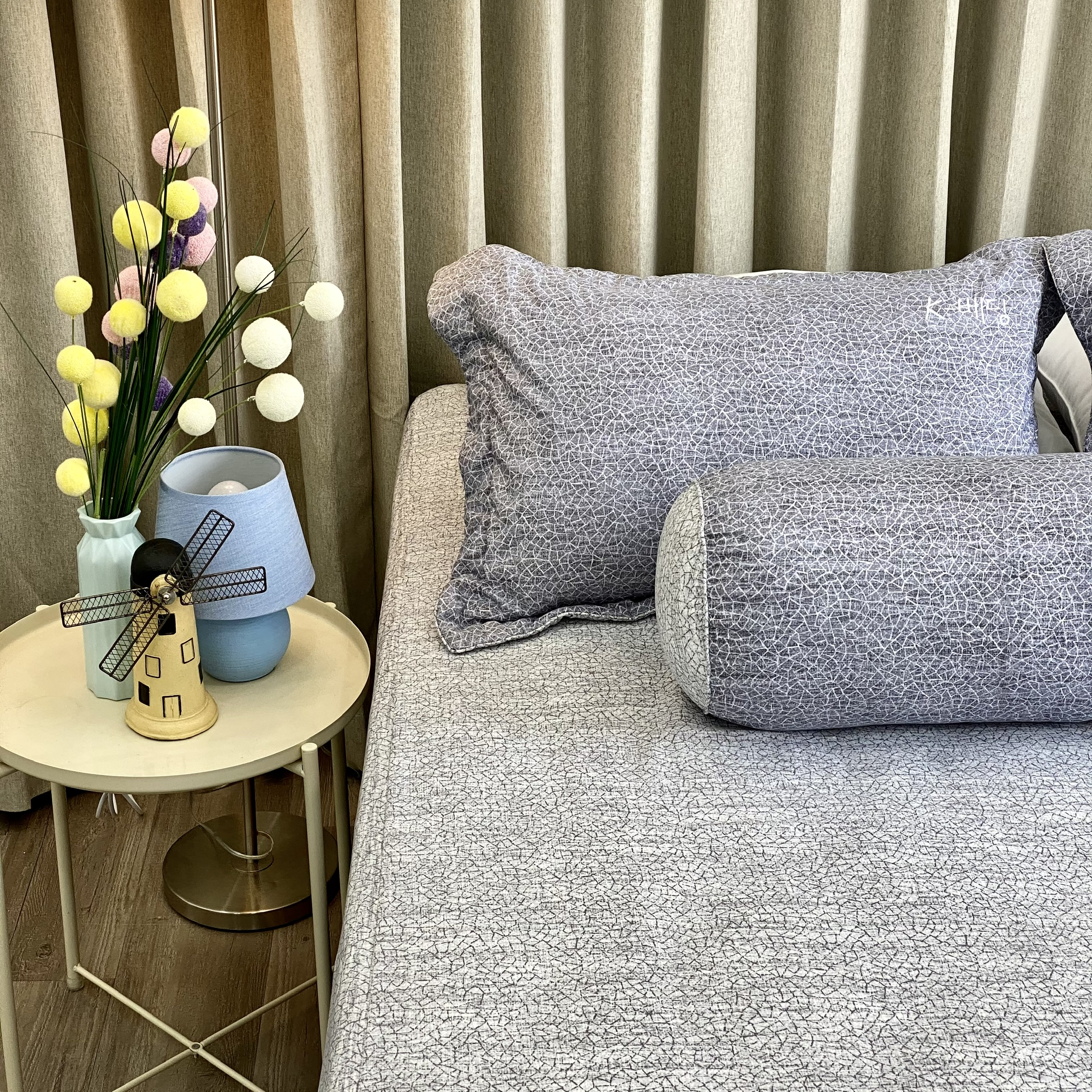 Bộ ga giường KBedding by Everon KMTP 115 Microtencel Xám