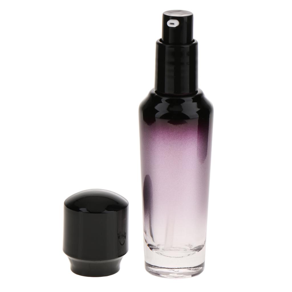 Du Lịch Trống Kính Bơm Xịt Trang Điểm Loại Kem Dưỡng Gel Serum Hộp Đựng 35 Ml