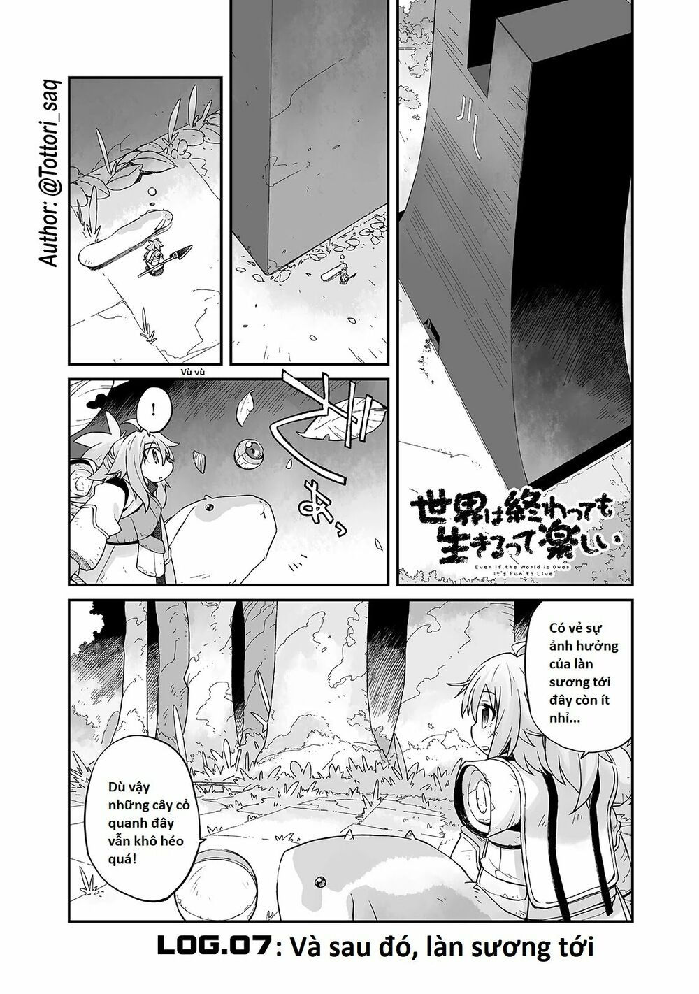 ngay cả khi hậu tận thế, thật hạnh phúc vẫn còn được sống... chapter 7 1