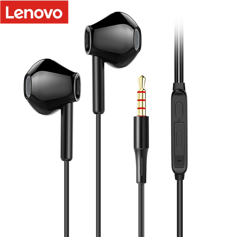 Tai Nghe Kèm Mic Hàng Chính Hãng Lenovo XF06 kết nối điện thoại,máy tính,laptop có đàm thoại và điều chỉnh âm lượng