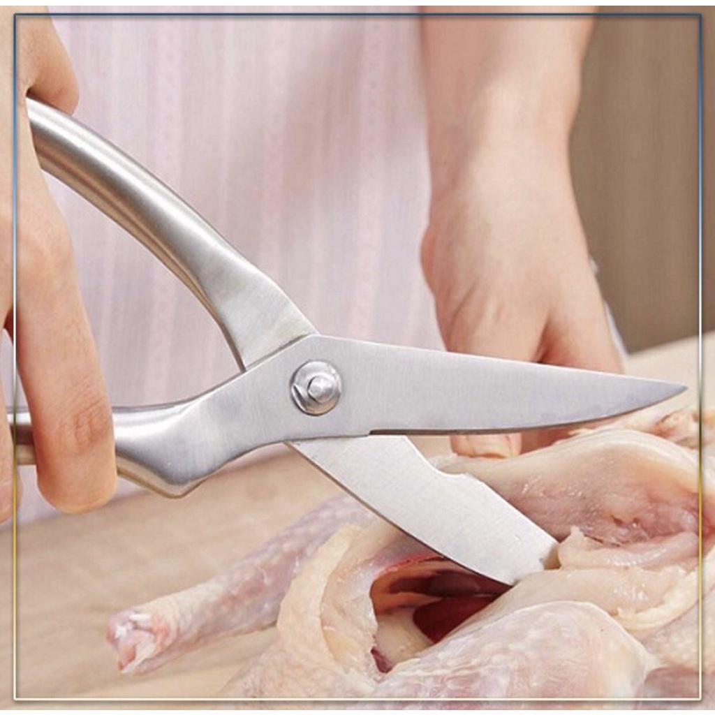 Kéo Cắt Gà Vịt 100%Inox Cao Cấp Siêu Sắc Bén