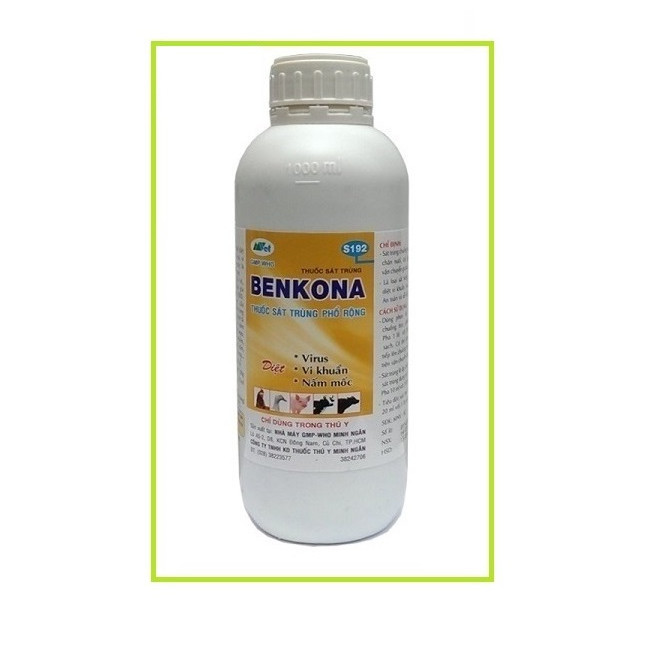 THUỐC SÁT KHUẨN KHỬ TRÙNG BENKONA 1000ML