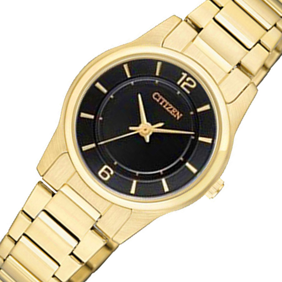 Đồng Hồ Nữ Citizen Dây Thép Không Gỉ ER0182-59E - Mặt Đen