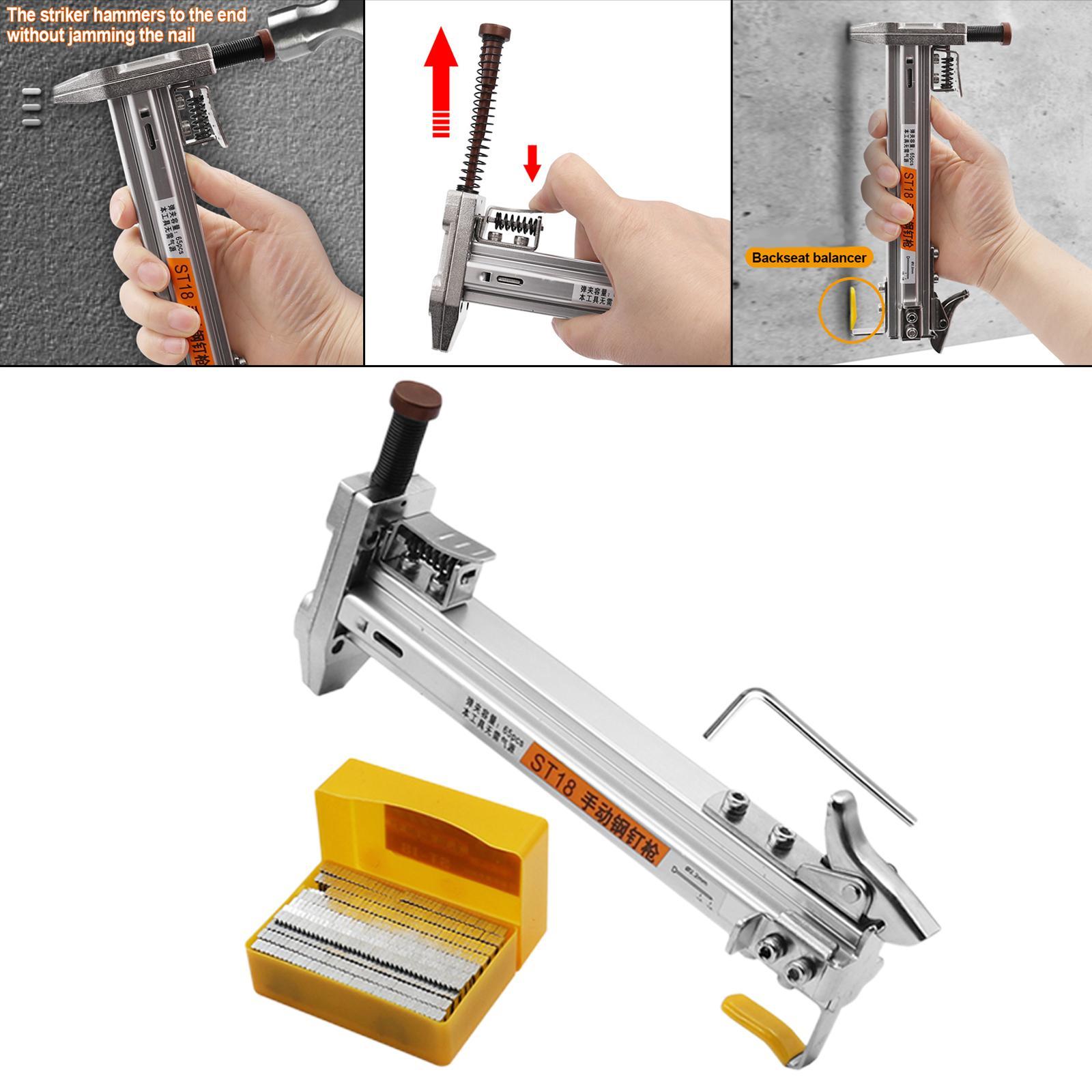 Heavy Duty Staple Gun Manual Stapler Tacker Tool for Upholstery Furniture