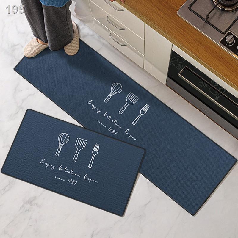 Thảm trải sàn nhà bếp, chống trơn, thấm dầu, nước và dầu gia dụng, lau bụi bẩn, phòng ngủ dài