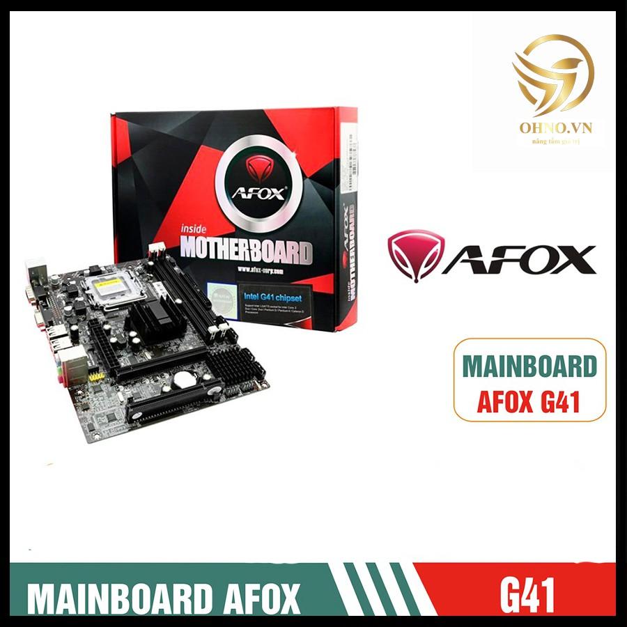 Main Máy Tính AFOX G41 Mainboard SOCKET 775 Bo Mạch Chủ Cho Máy Tính PC -hàng chính hãng