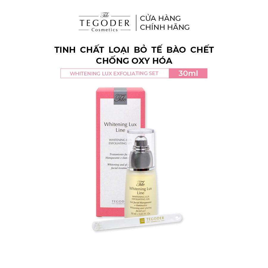 Tinh chất giảm thiểu tế bào chết chống oxy hóa Tegoder Whitening Lux exfolianting set 30 ml mã 7481