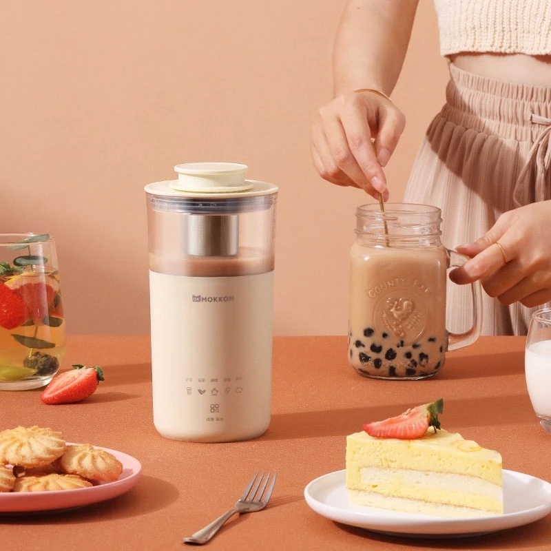 Máy pha trà sữa đa chức năng 5 trong 1 Xiaomi Máy pha cà phê điện Máy pha trà sữa tự động Máy pha trà sữa Tự làm văn phòng 350ml