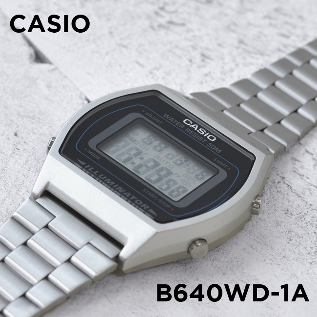 Đồng hồ nữ dây kim loại Casio Standard chính hãng Anh Khuê B640WD-1AVDF (35mm)