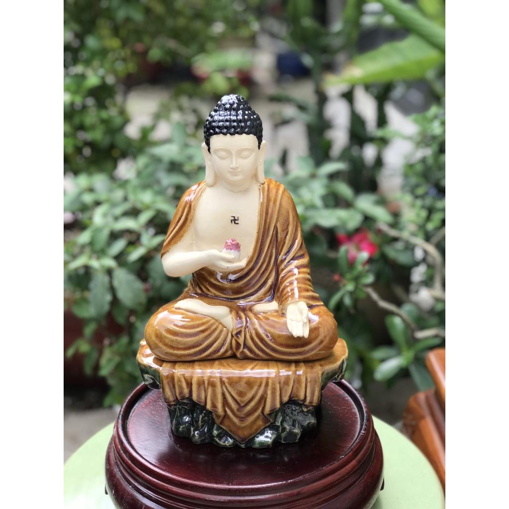 Tượng Phật Gốm Sứ Thủ Công Nam Bộ Trang Trí Decor