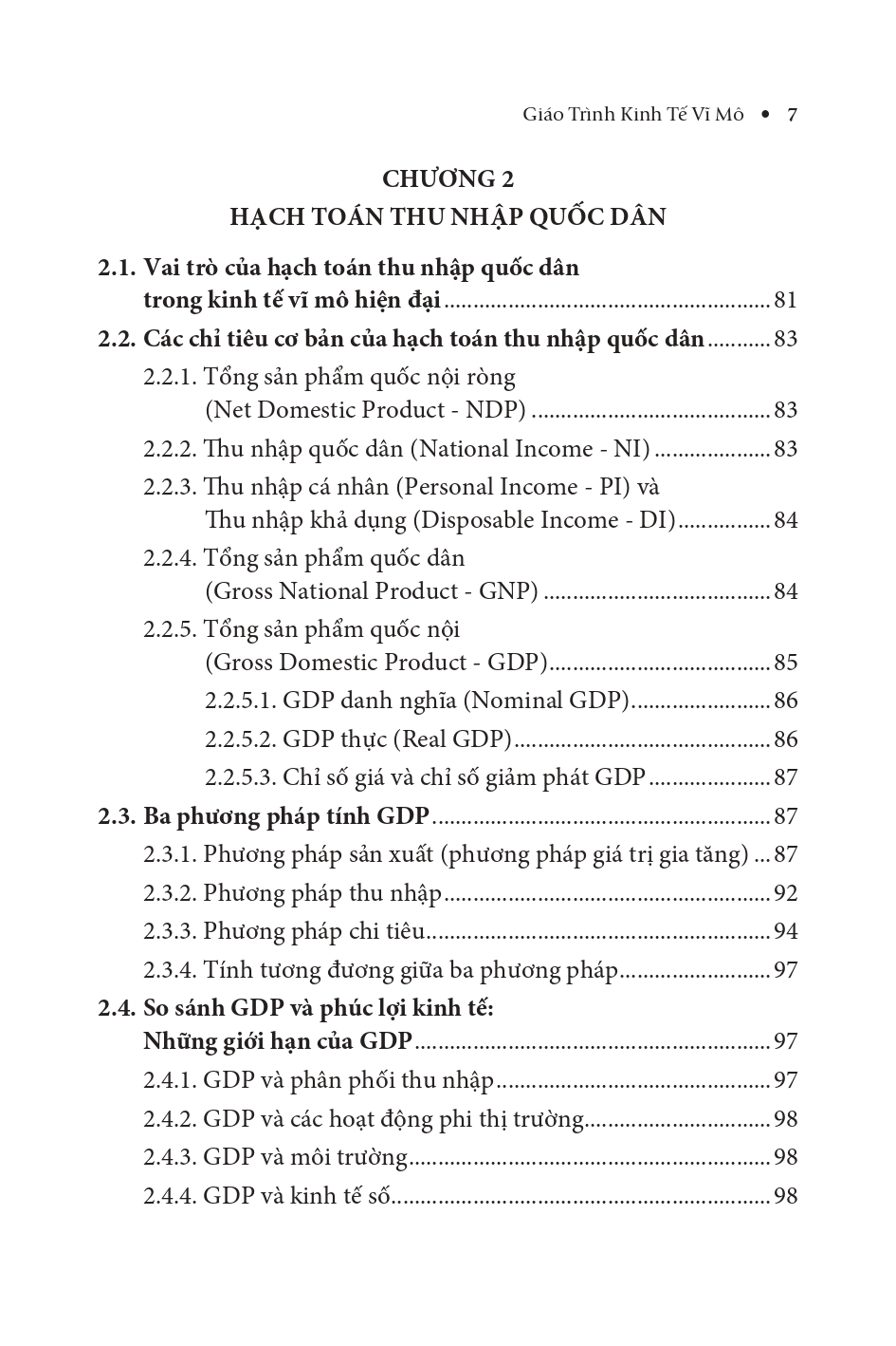 Giáo Trình Kinh Tế Vĩ Mô Trong Bối Cảnh Toàn Cầu Hoá