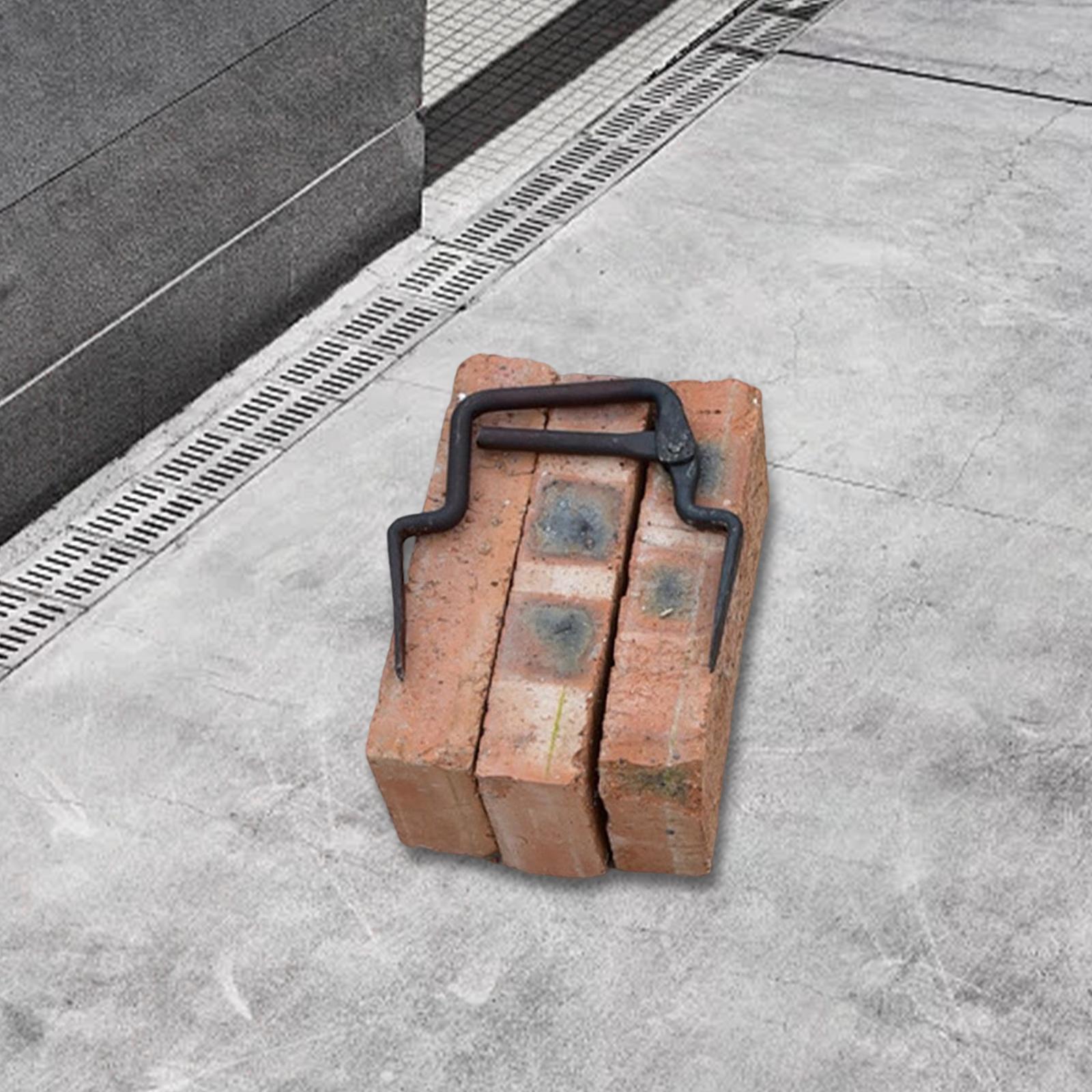 Brick Steel Clamp Reusable Sturdy Portable Clamping Supplies Heavy Duty