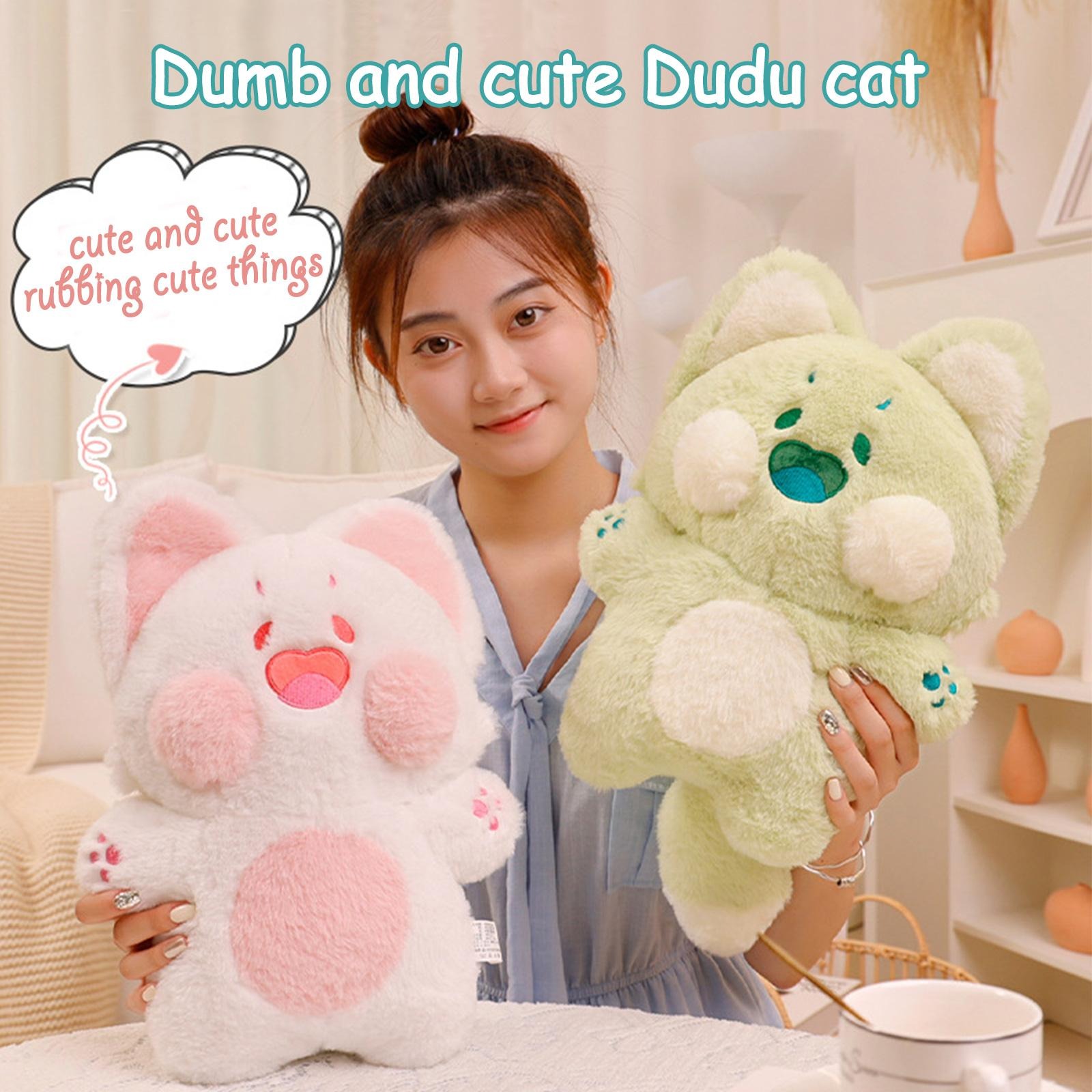 Thú nhồi bông du du meow cao cấp - Size 40cm - Quà tặng gấu bông mèo đáng yêu - Gối ôm mèo du du dễ thương cho bé