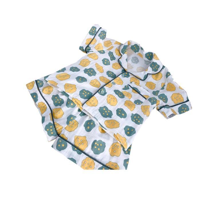 Set ngủ pijama ngắn chiếc bánh cho bé S330