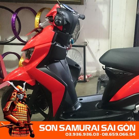 Sơn SAMURAI KUROBUSHI H661-200* MÀU ĐỎ chính hãng dành cho xe máy
