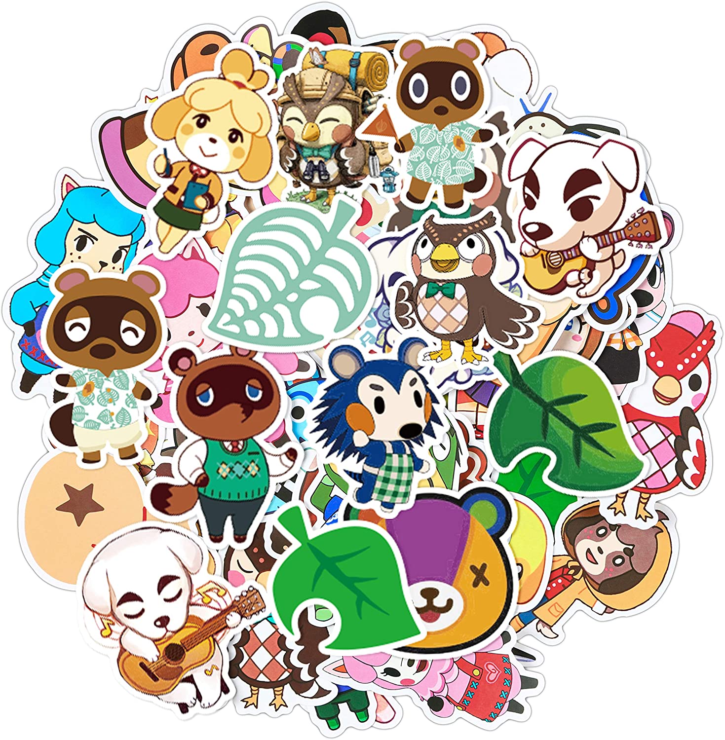 Set 30 Sticker động vật ảnh ép lụa