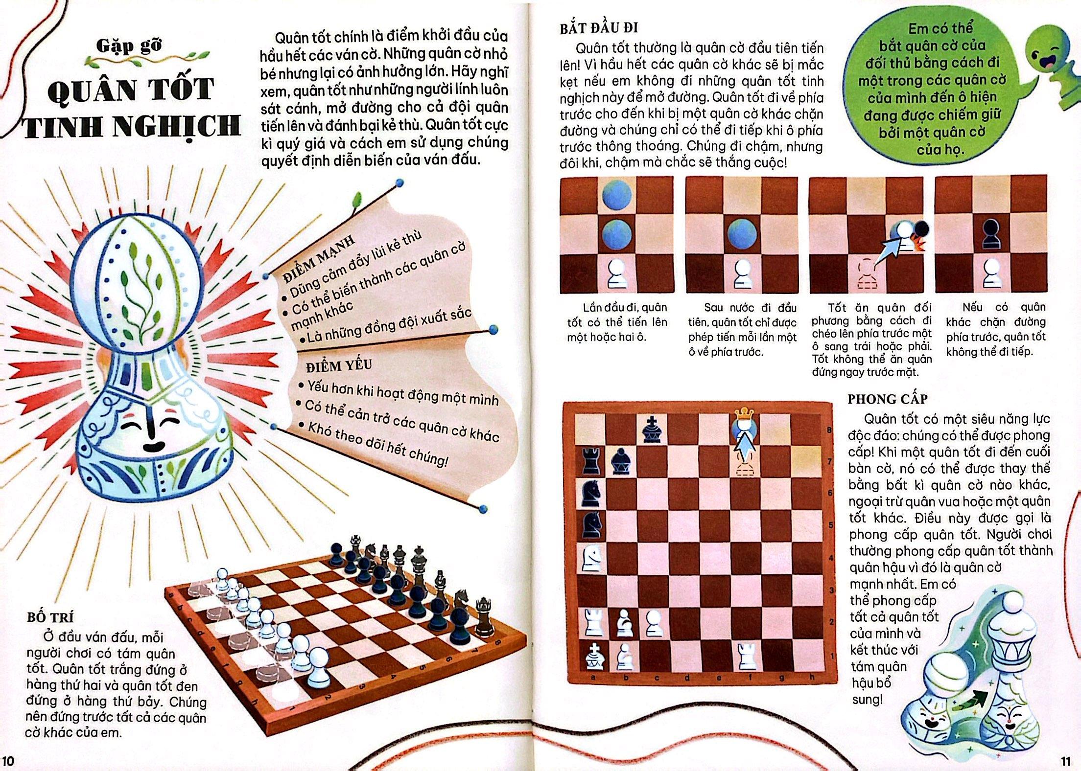 Sách - Cẩm Nang Cờ Vua - Học Cờ Vua Căn Bản Từ Một Kì Thủ Chuyên Nghiệp - Bìa Cứng