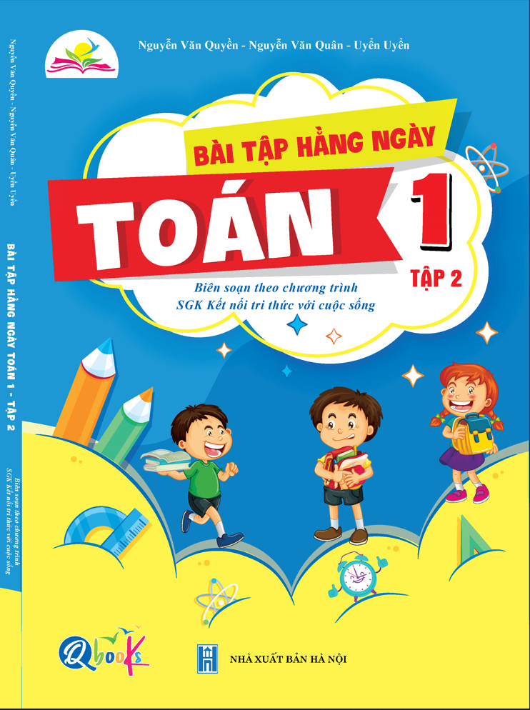 Combo Bài Tập Hằng Ngày Toán và Tiếng Việt Lớp 1 - kì 2 - Kết nối tri thức với cuộc sống (2 quyển)