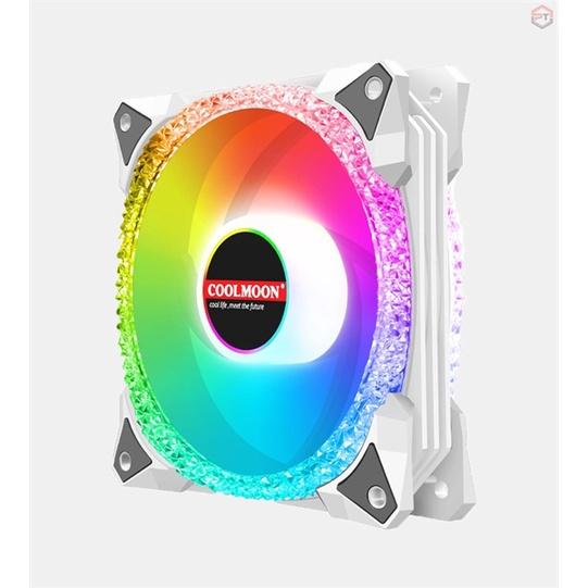 Fan Coolmoon Led RGB Magic Drill AS2 - Đồng Bộ Hub