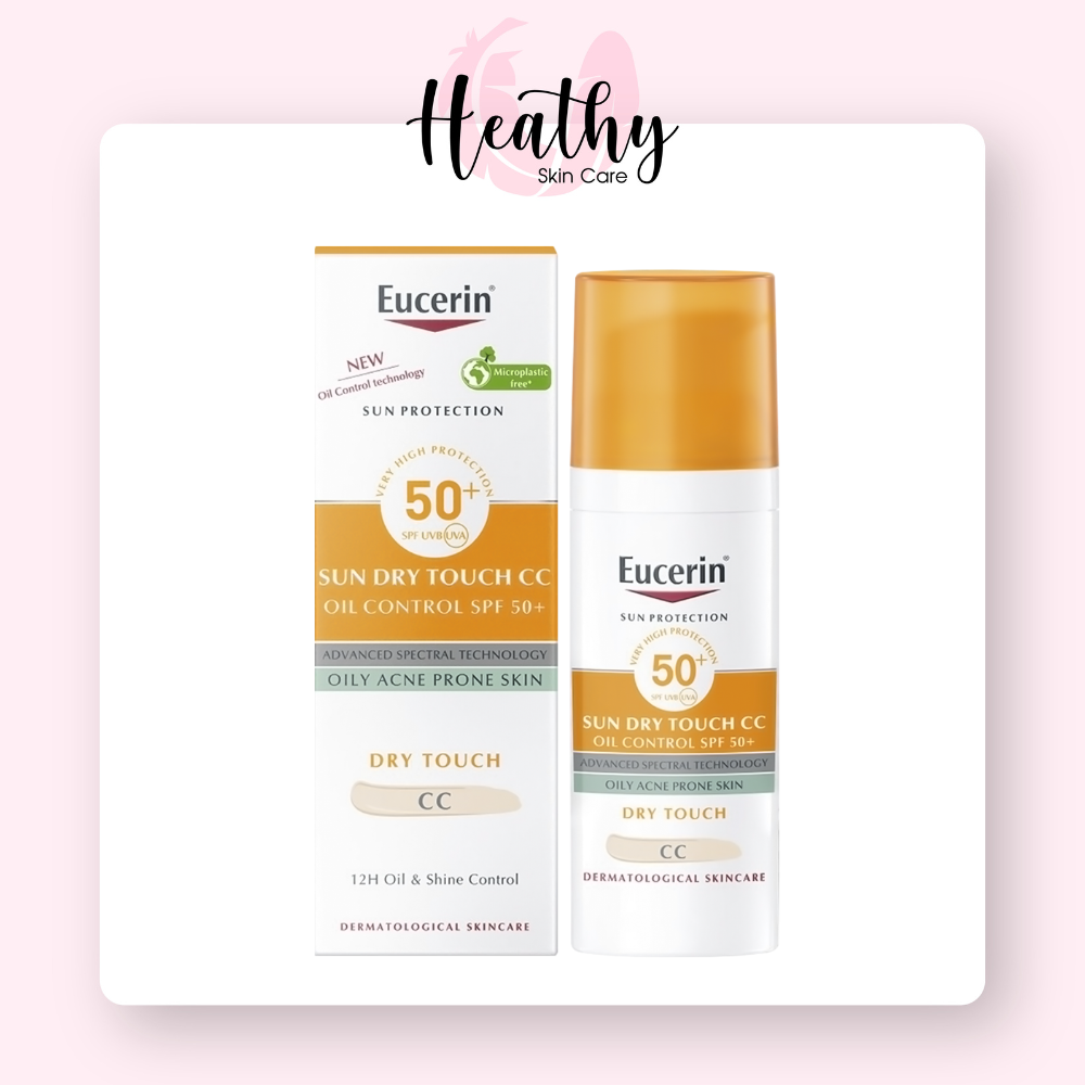 Kem Chống Nắng Trang Điểm Eucerin Sun Creme Face-Tinted CC Cream SPF50+