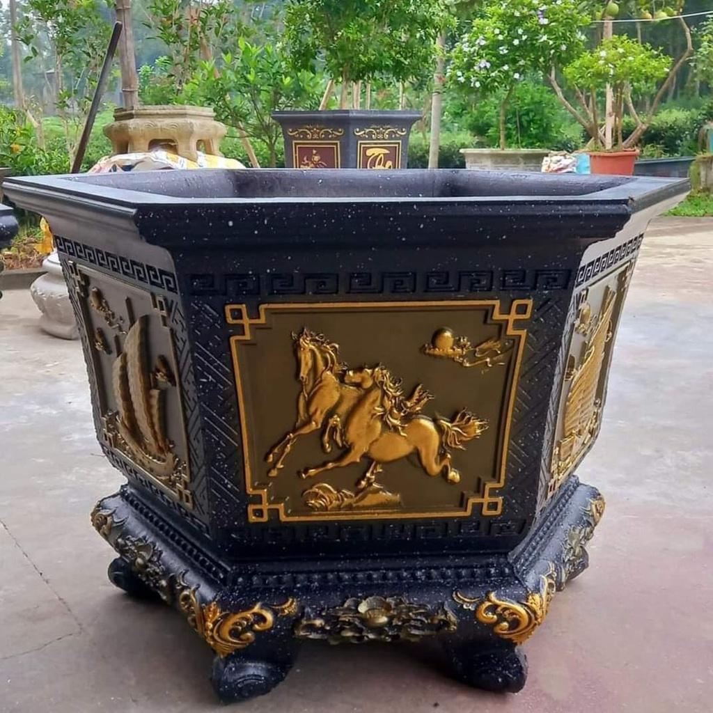 KHUÔN ĐÚC CHẬU LỤC GIÁC 70 CHÂN LIỀN NHỰA ABS
