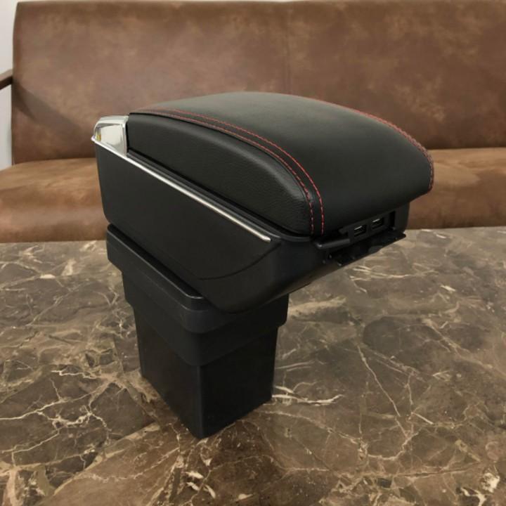 Hộp tỳ tay xe hơi cao cấp Mitsubishi Xpander tích hợp 7 cổng USB - Mầu Đen và Be