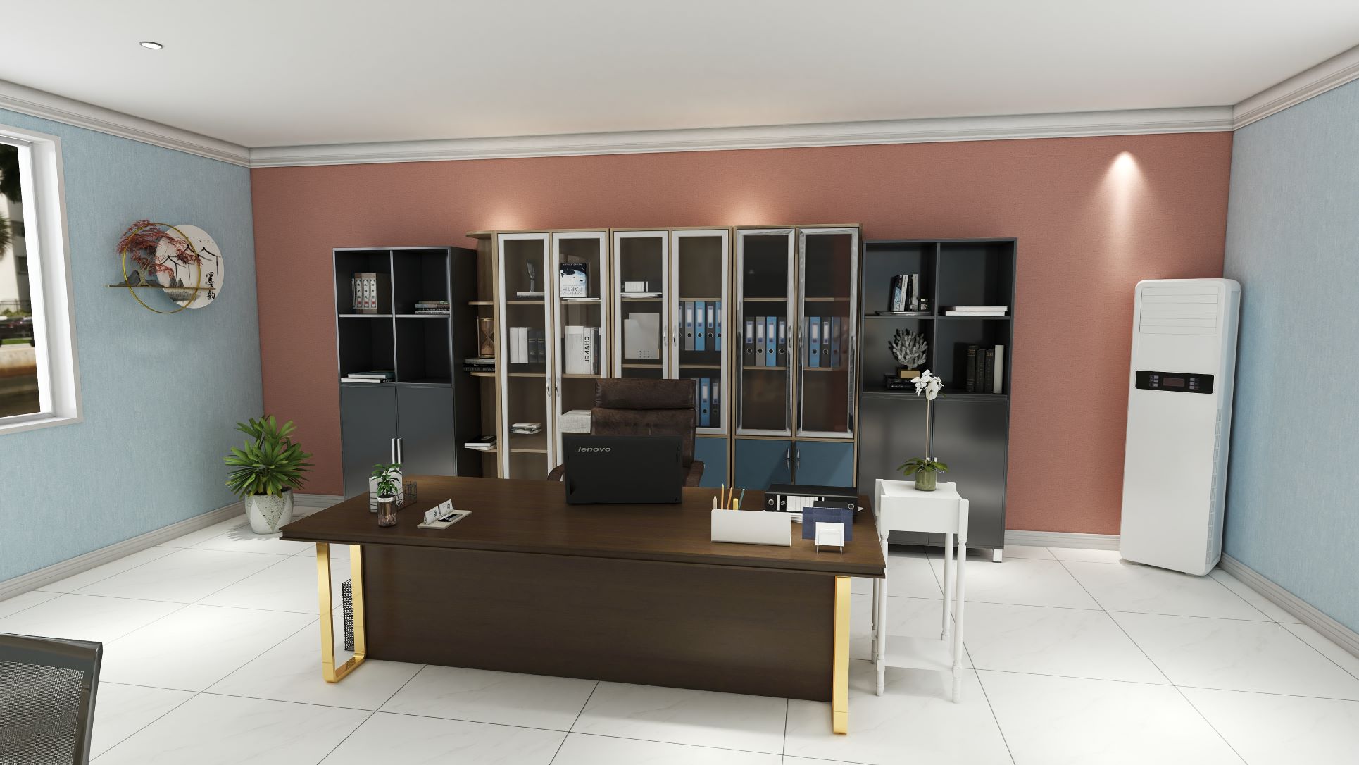 NỘI THẤT VĂN PHÒNG GỖ AN CƯỜNG PHỦ MELAMINE BÓNG CHỐNG ẨM, CHỐNG TRẦY XƯỚC -313- NỘI THẤT JY