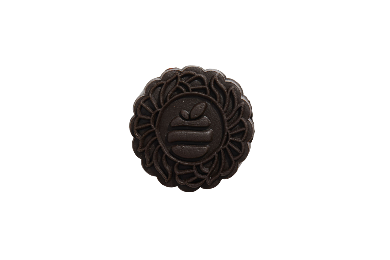 Hình ảnh Bánh Trung Thu Chocolate Cam Navel Đông Trùng Hạ Thảo (không trứng muối) 150g | Nonglamfood