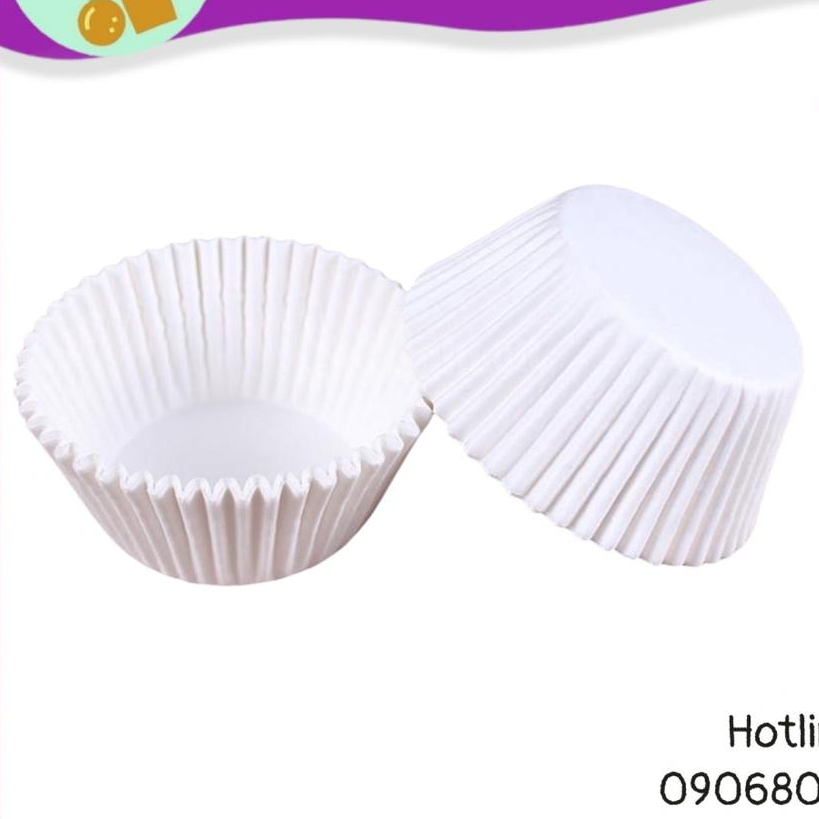 500 giấy nến giấy lót bánh Muffin, Cupcake nhiều kích thướt tiện lợi