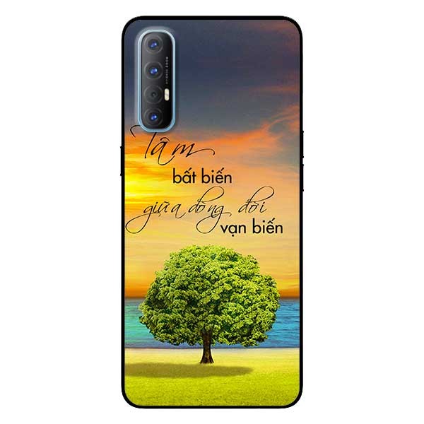 Ốp lưng dành cho Oppo Reno 3 Pro mẫu Tâm Bất Biến