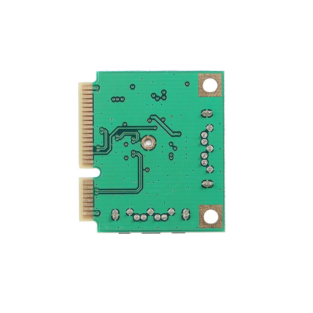 Mini PCI-E to 2 Ports SATA3 Adapter Card SATA3.0 Expansion Card Mini Size High Speed Transmission Wide Compatibility