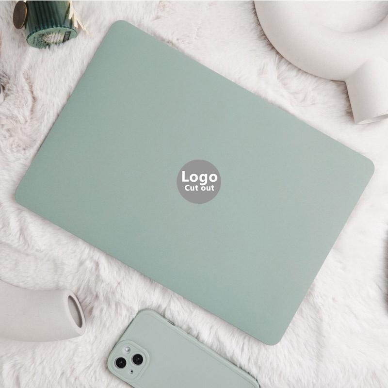 Vỏ Bảo Vệ Bàn Phím Cứng Màu Đậu Xanh Lá 2020 2021 2022 Air M1 M2 A2337 A2338 A2442 Cho Macbook pro