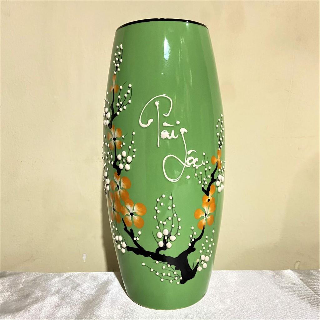 Bình Bông Sứ Cắm Hoa Tài Lộc Cao 27cm