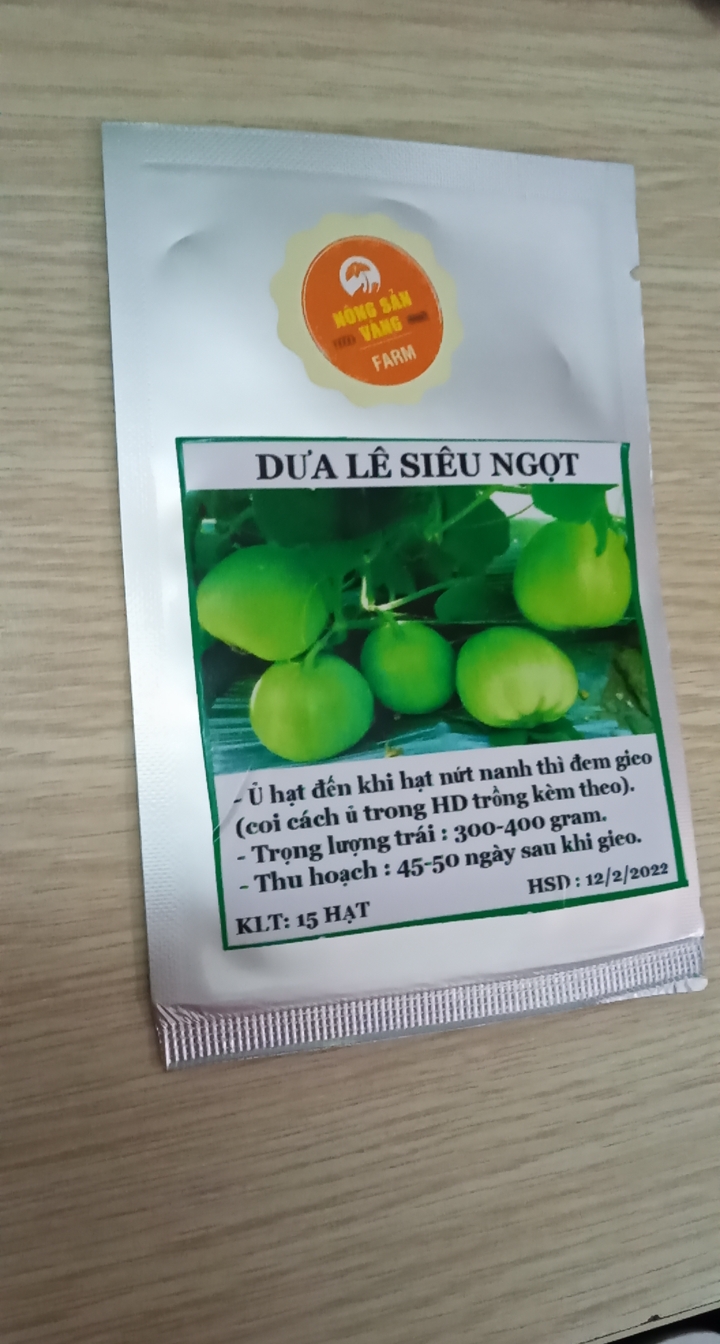 Hạt giống Dưa Lê Siêu Ngọt - Nông Sản Vàng