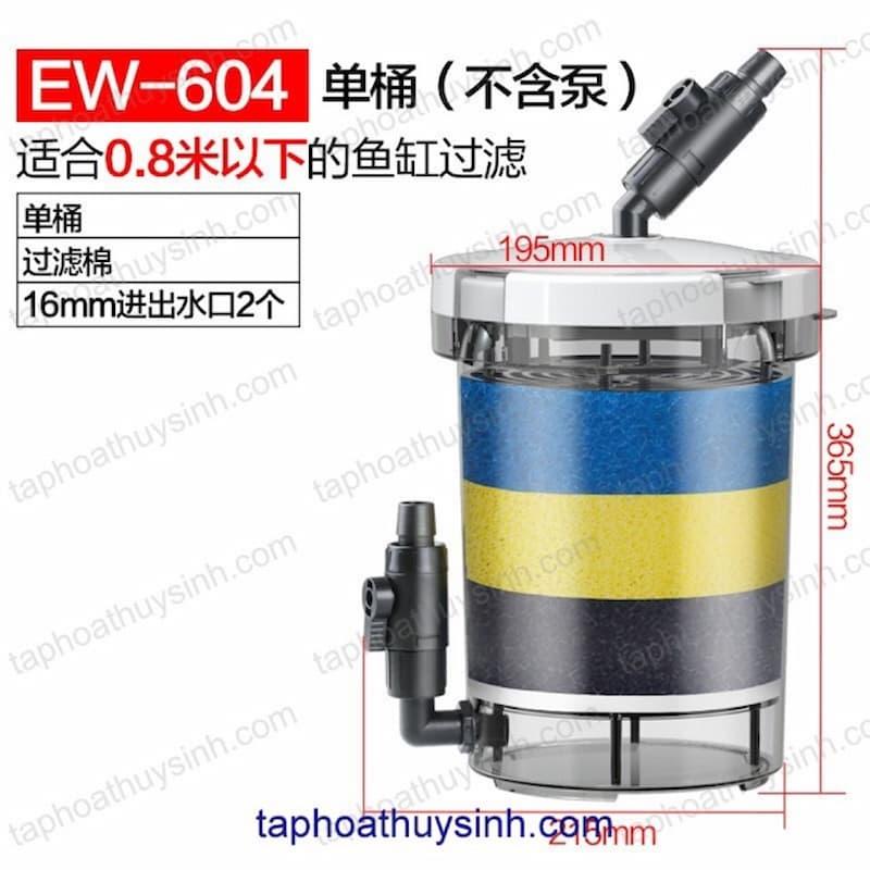 Máy Lọc Ngoài, Lọc Phụ Cho Bể Cá Cảnh Sunsun HW603 - HW603B