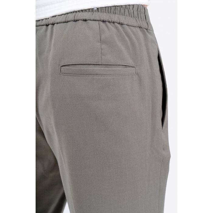 QUẦN VẢI LƯNG THUN. SLIM CROP - 10F22PFO006 | LASTORE MENSWEAR