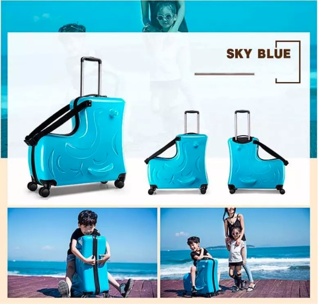 VALI KHUNG NHỰA DU LỊCH cho Bé A550 Blue Sky