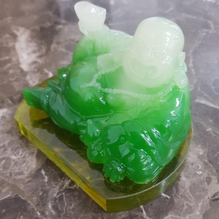 Tượng Phật Trang Trí Phong Thủy Trong Nhà Và Taplo xe ô Tô - 2 màu: Vàng và Xanh - Mã: TP-DL03