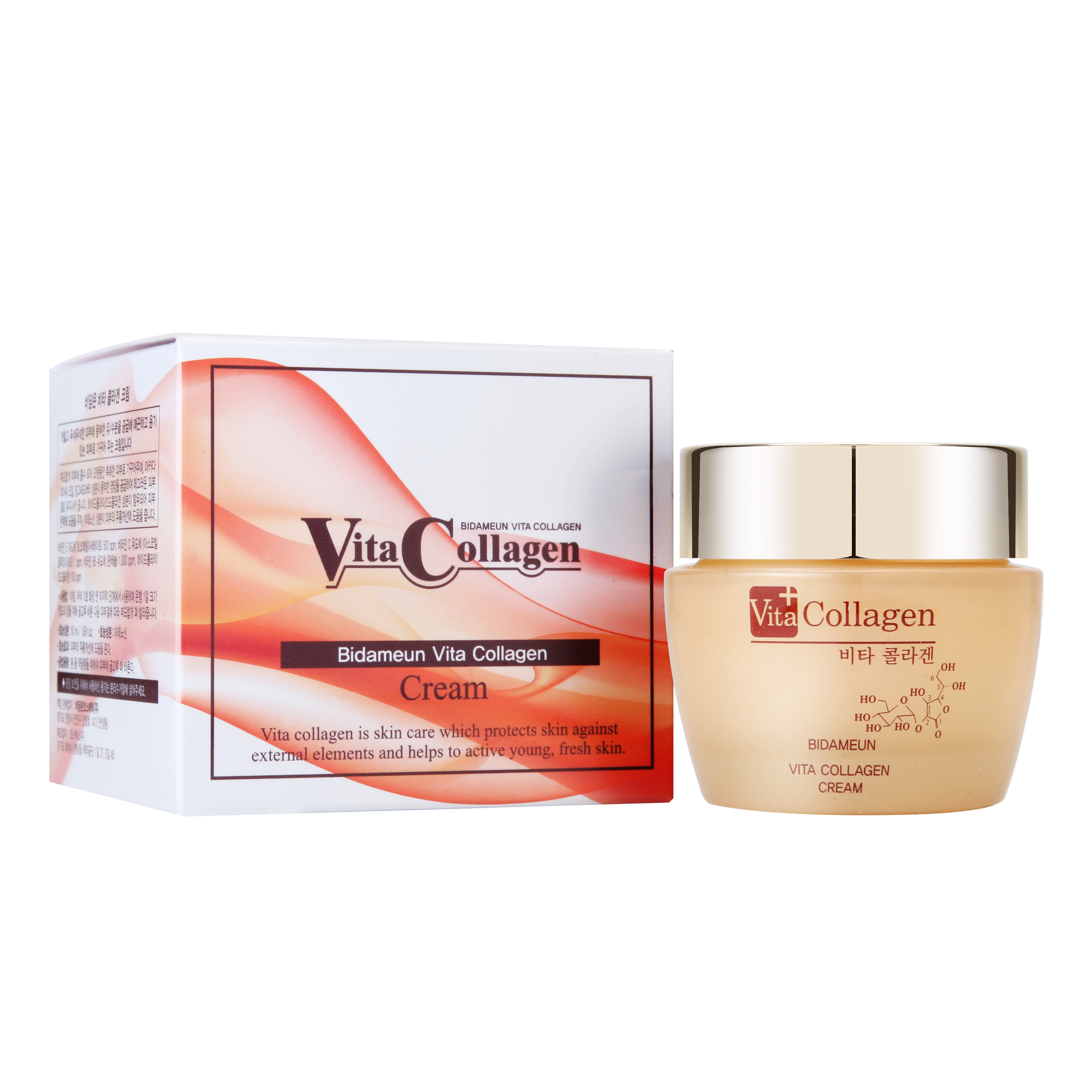 BIDAMEUN - Kem Vita-collagen giúp giảm nhăn &amp; săn chắc da - 60ml