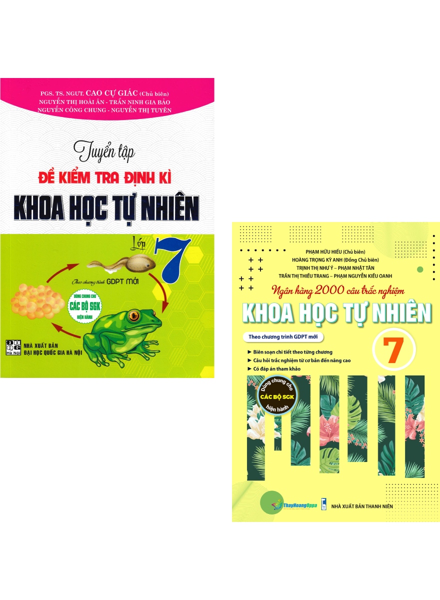 Combo Tuyển Tập Đề Kiểm Tra Định Kì Khoa Học Tự Nhiên Lớp 7 + Ngân Hàng 2000 Câu Trắc Nghiệm Khoa Học Tự Nhiên Lớp 7   _HA