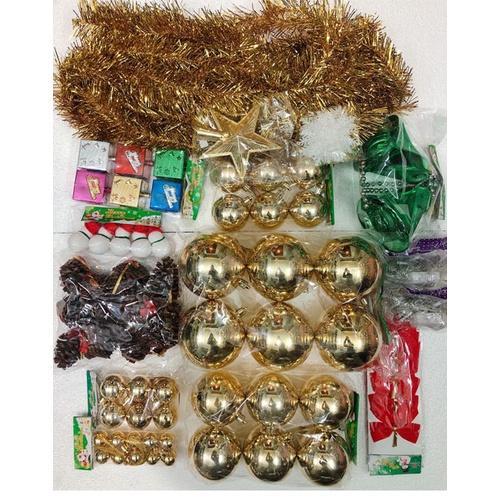 Combo phụ kiện trang trí cho cây thông noel 1m8 - 2m1